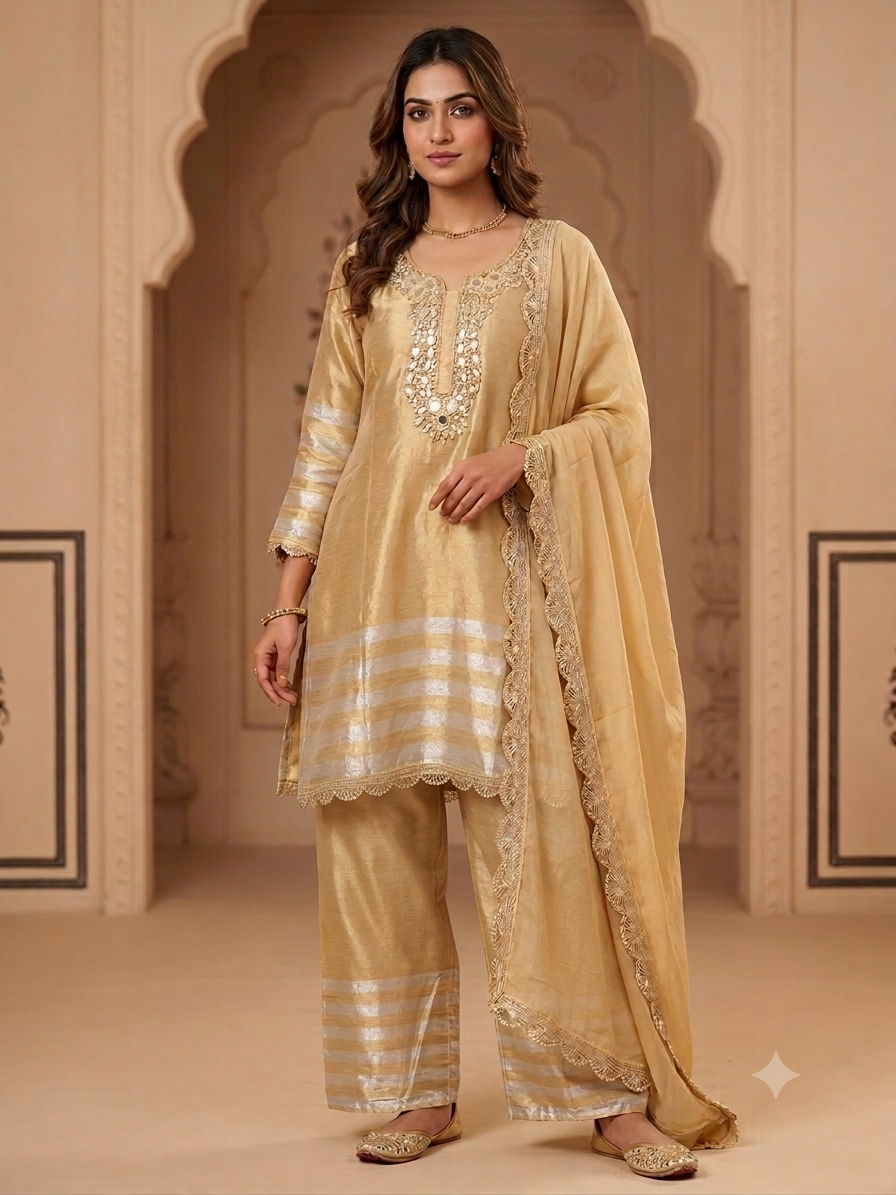 Rani Gold - 3 piece || B1908