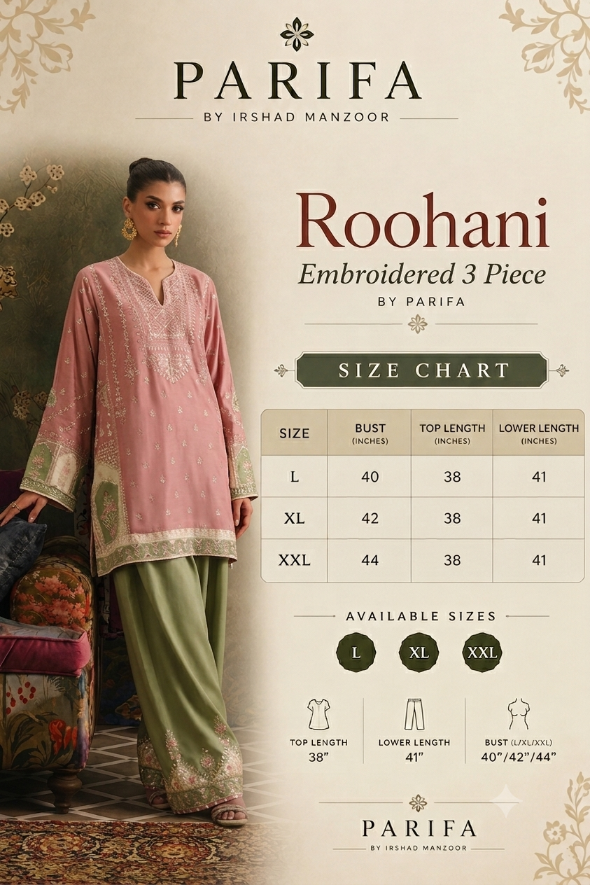 Roohani 3 piece