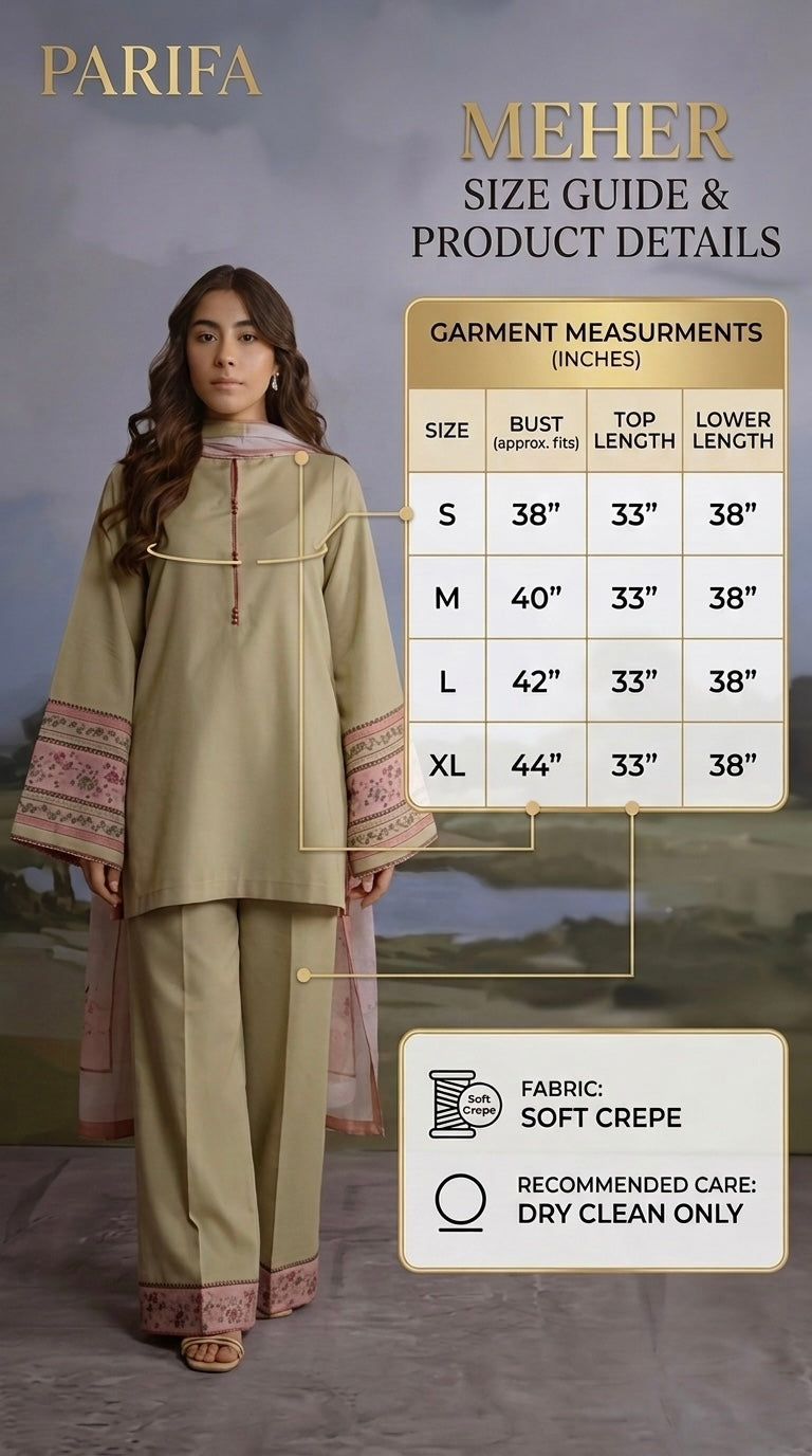 Meher 3 piece - IB1901