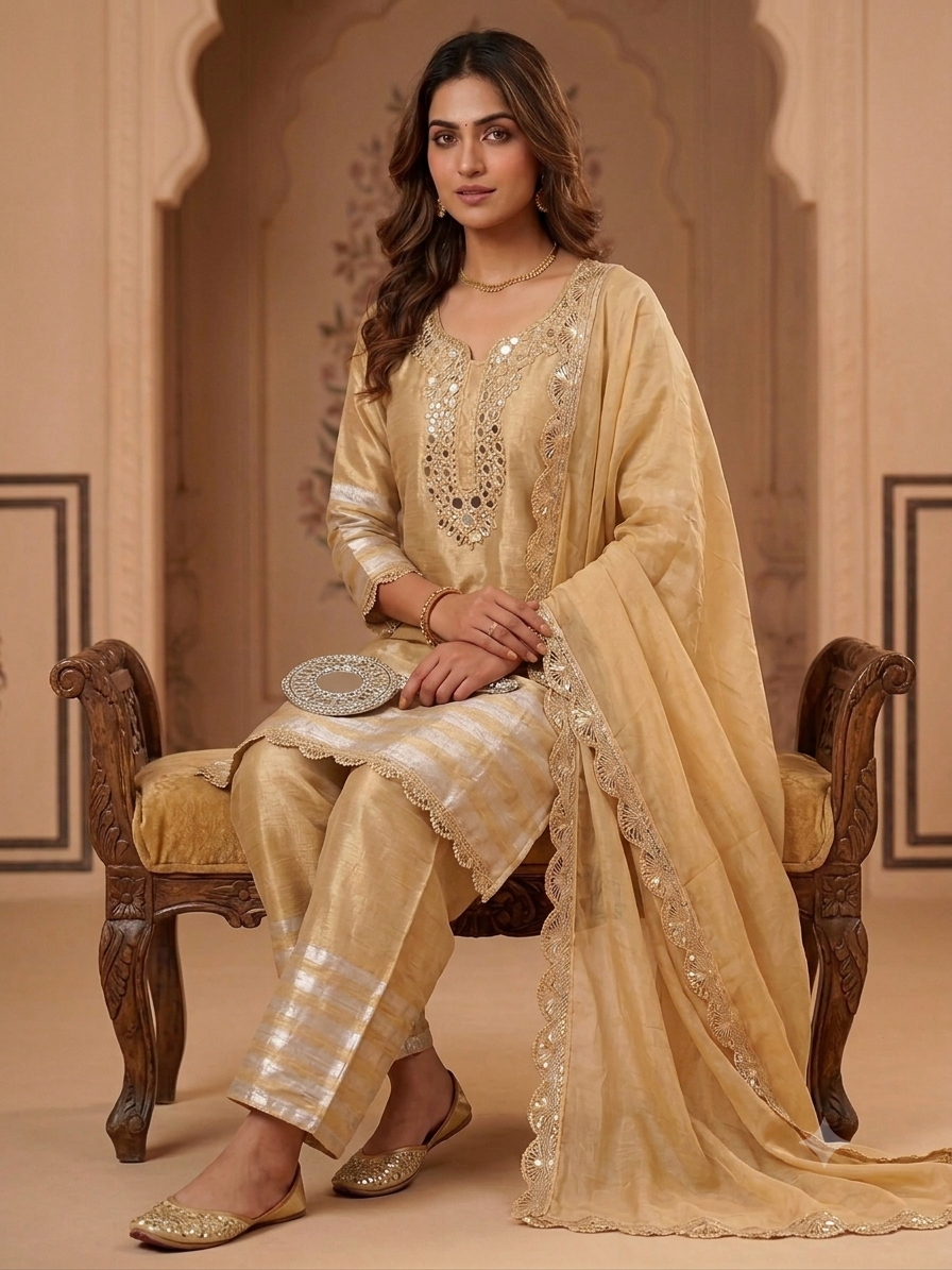 Rani Gold - 3 piece || B1908